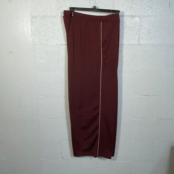 Reebok Pull-on Drawstring-Waist Tricot Pants Classic Maroon 3X - Picture 4 of 8